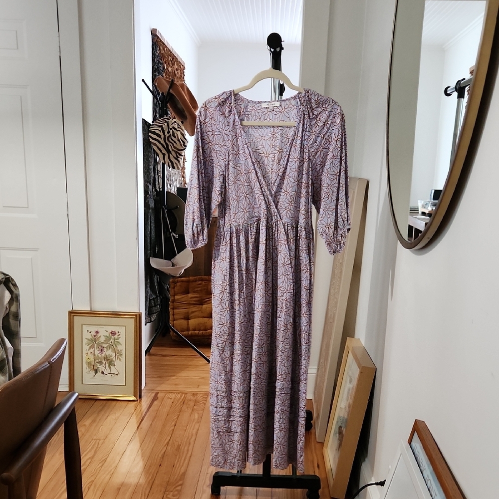 Madewell Purple Maxi Dress